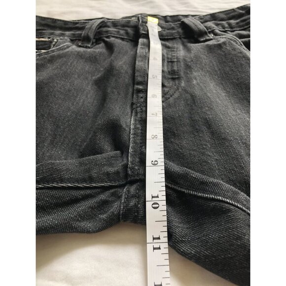 Cult Of Individuality Men's Rebel Straight Jeans Size 32 Black Denim 100% Cotton - Picture 10 of 11